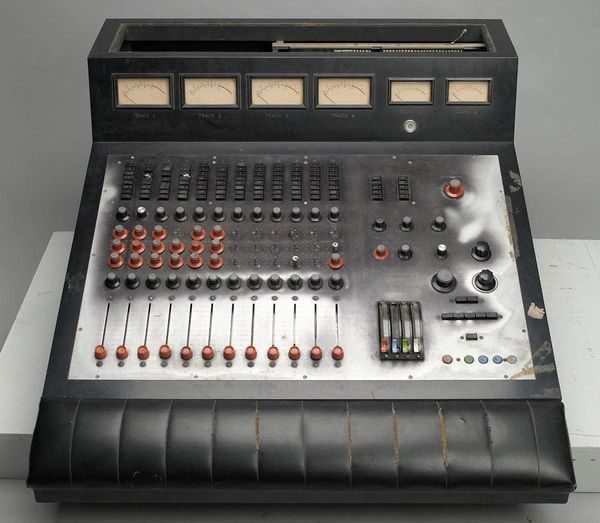 A multitrack tape recorder of the kind Perry used at Black Ark.